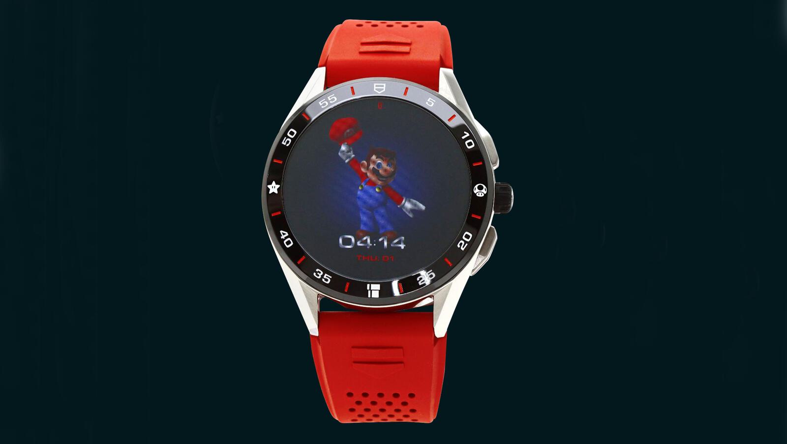 TAG Heuer Connected X Super Mario blau 4000