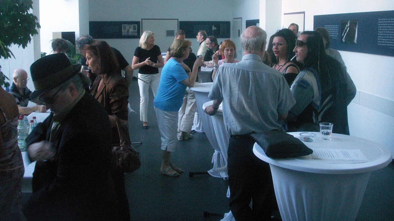 Foyer/Galerie des alten HFF Gebäudes in der Frankenthaler Straße in München