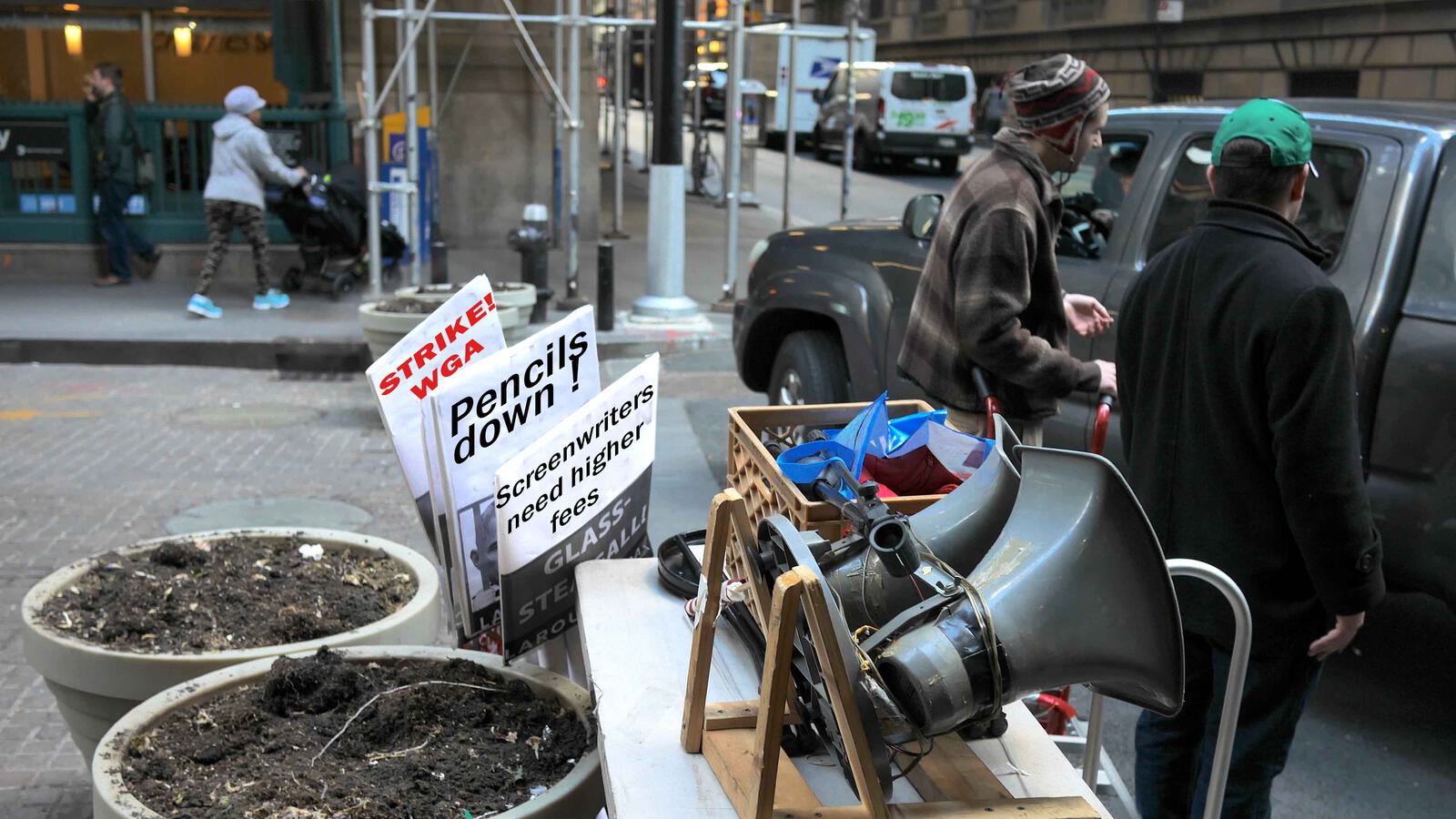 Drehbuchautoren Streik 4000