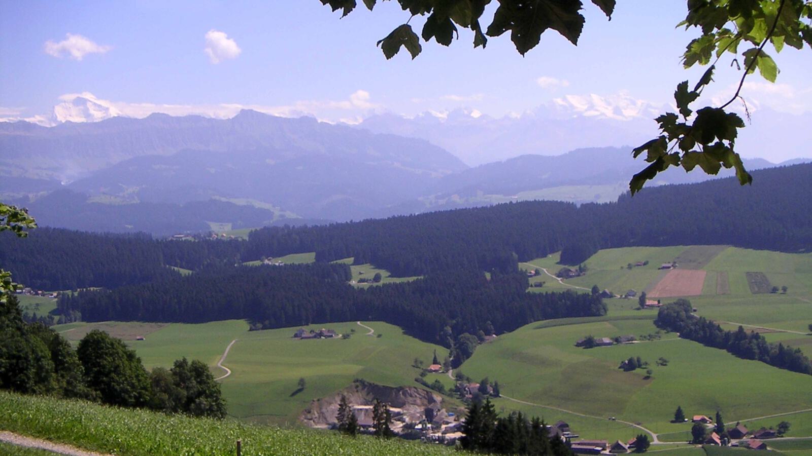 Räumlichkeit in 2 Dimensionen durch die Luft-Atmosphäre.