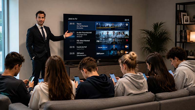 Das Fernsehen und die Jugend