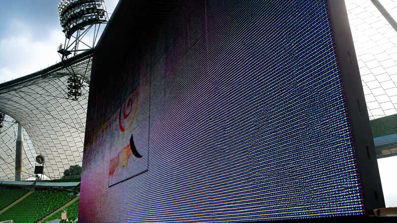 Videowall in Sportstadion