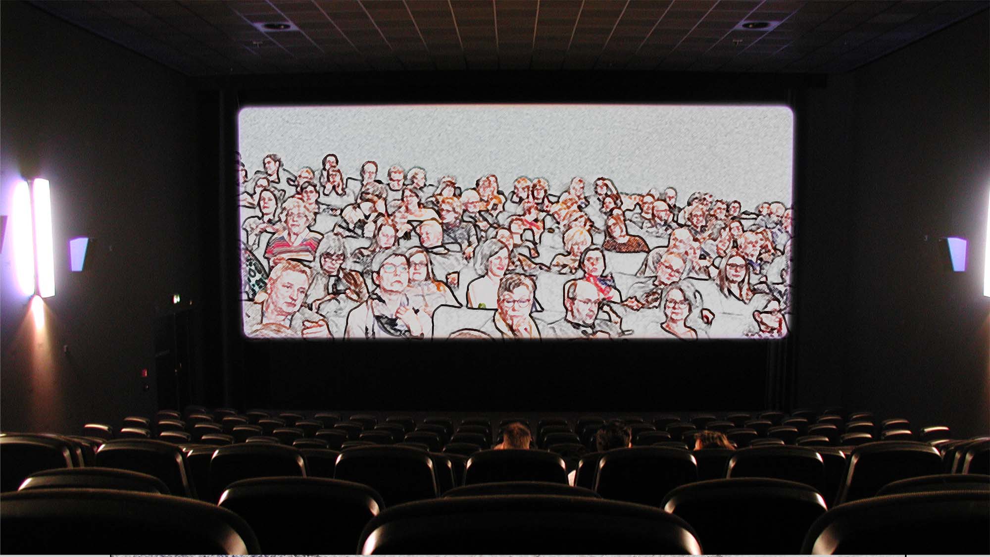 Kino Zuschauer Collage 2000