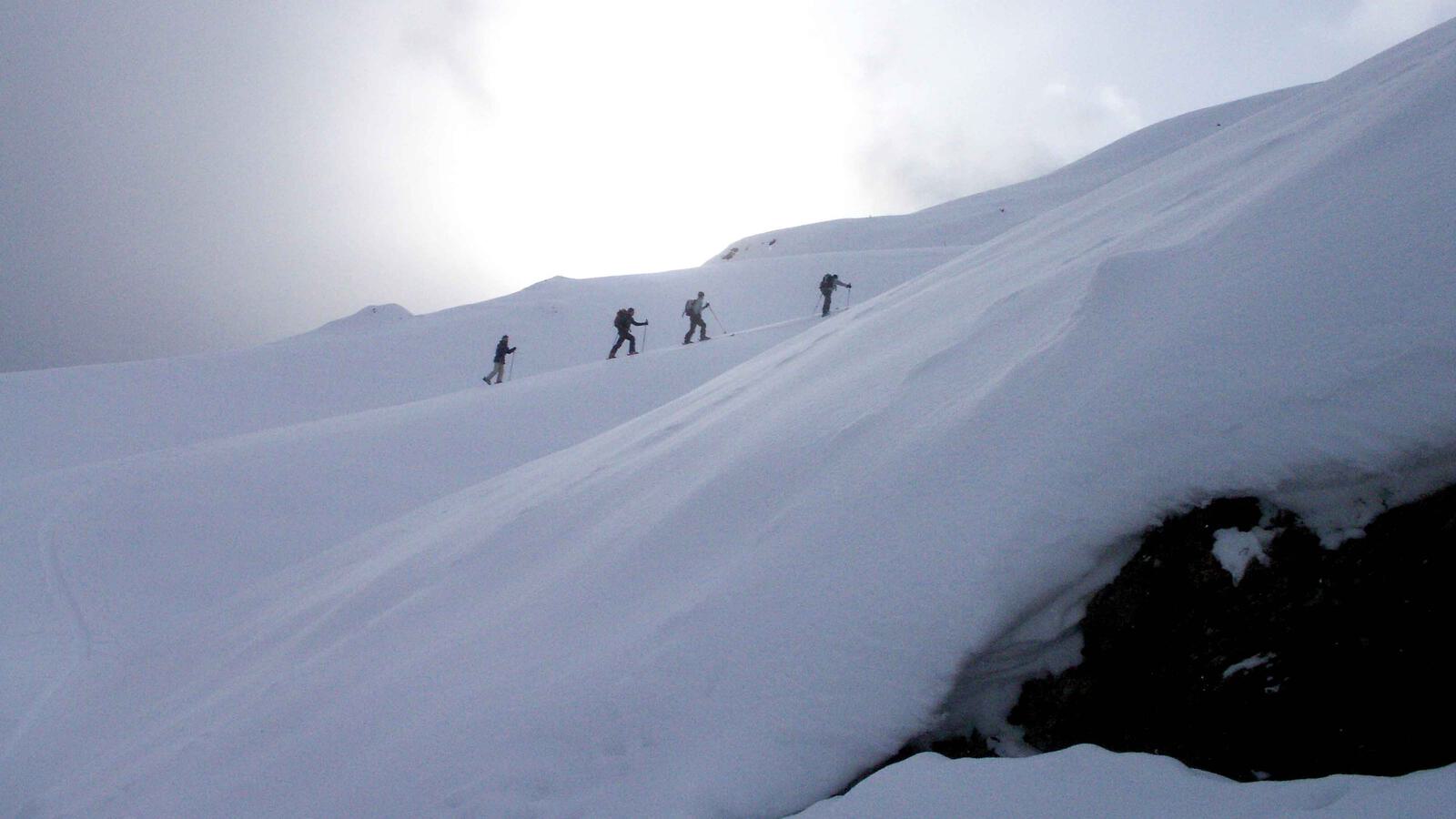 Selfie Schneewanderung 4000