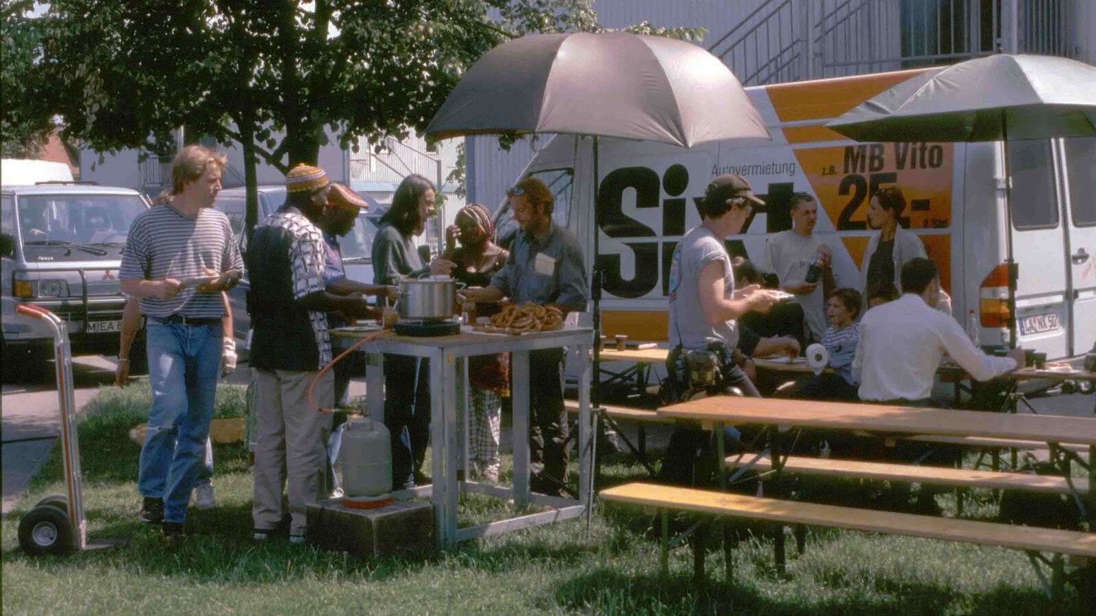 Catering bei Dreharbeiten