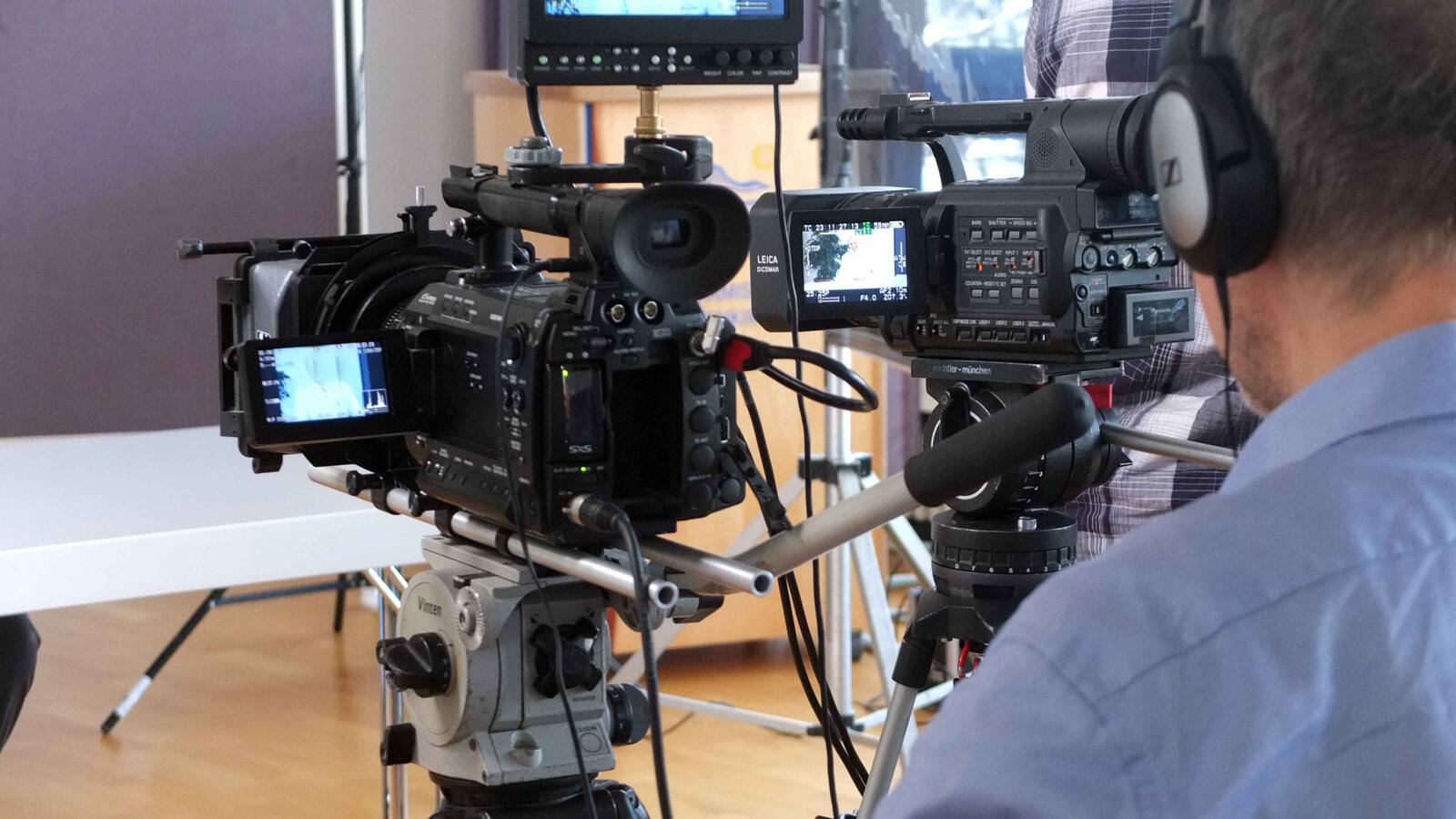 Dreh mit zwei Kameras