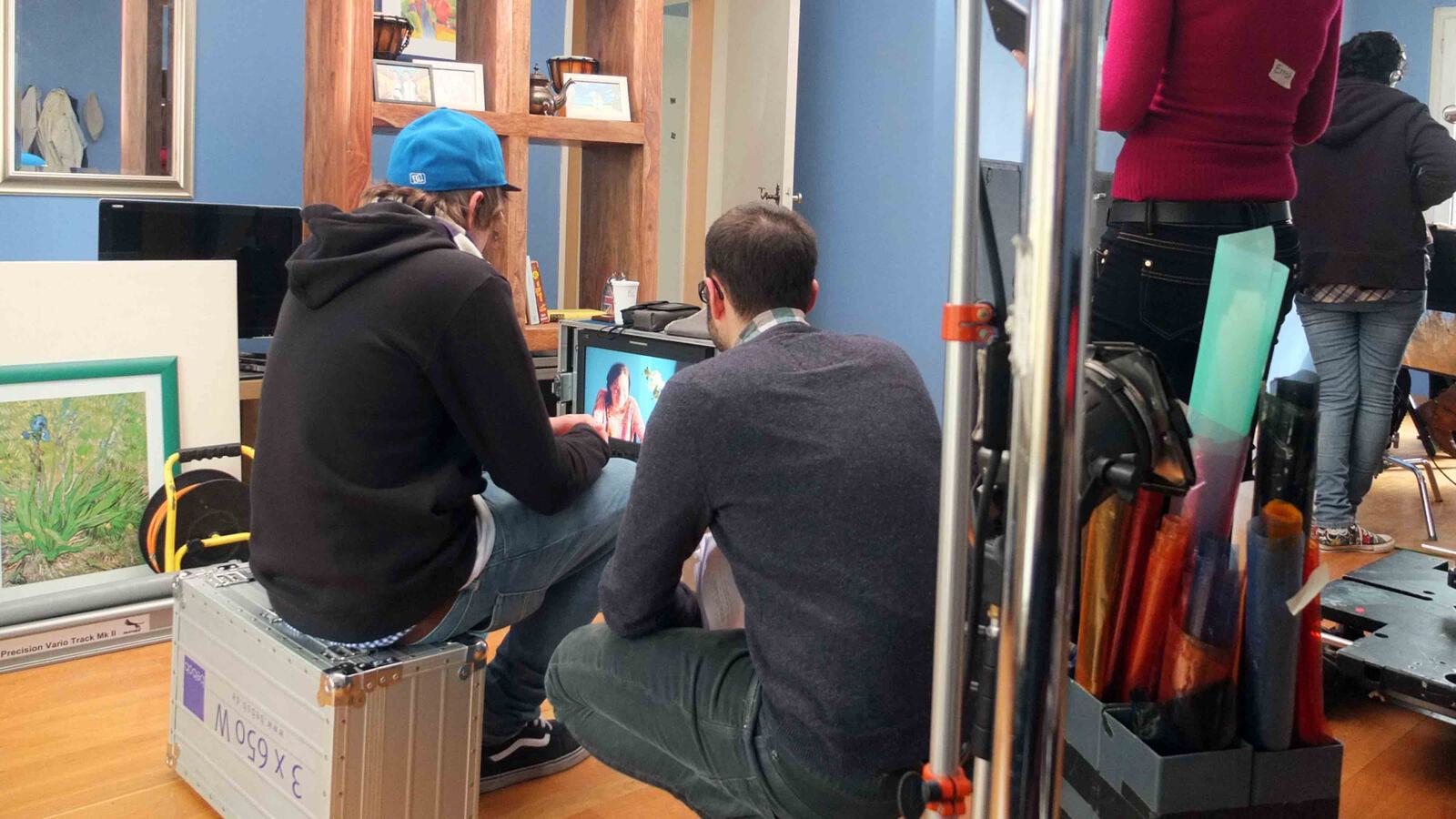 Bildkontrolle am Monitor