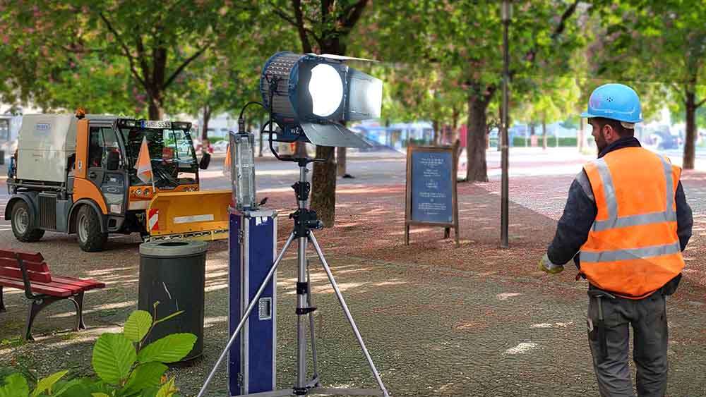 Von der Straße entdeckt
