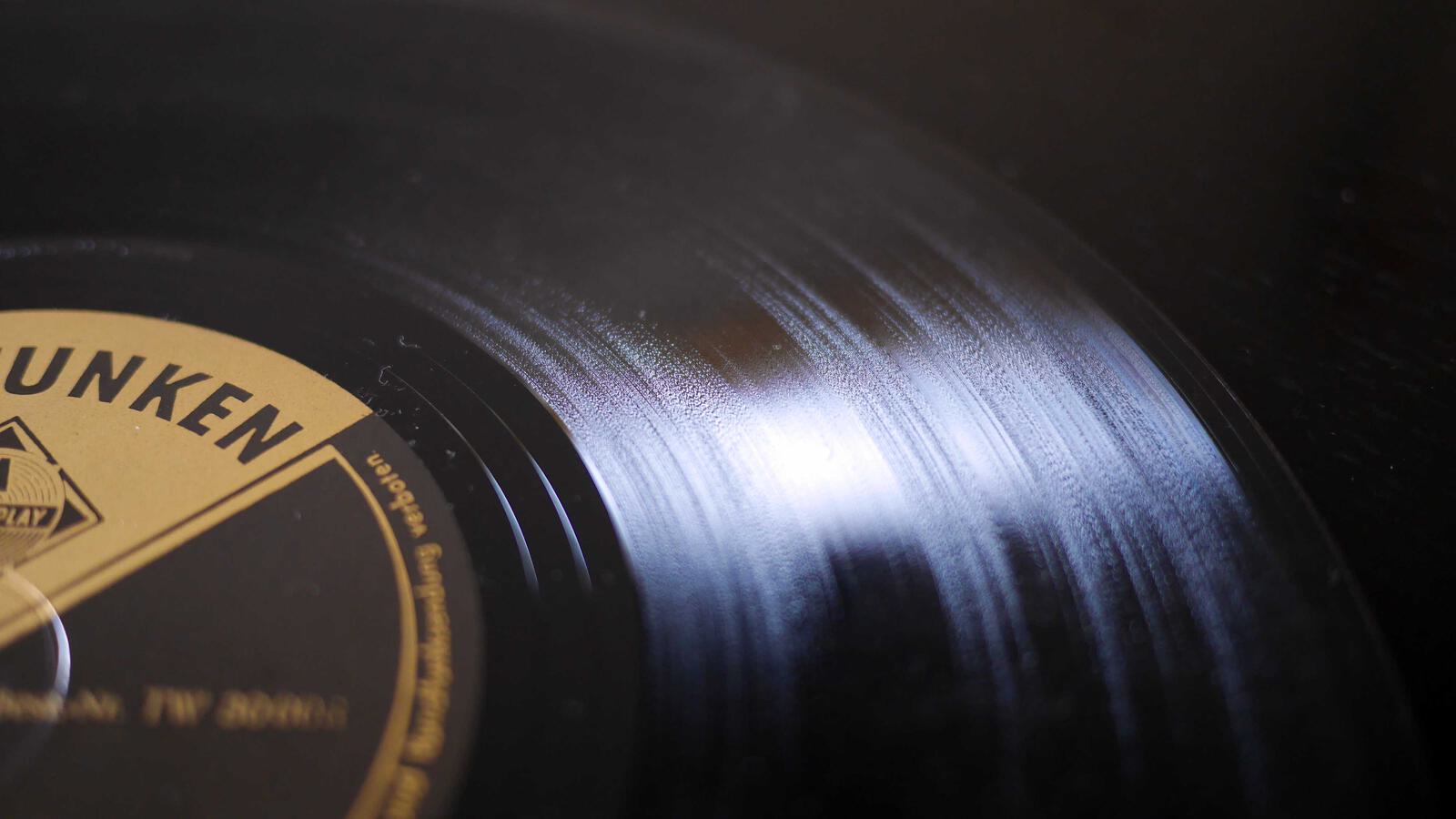 Alte Schellack-Schallplatte