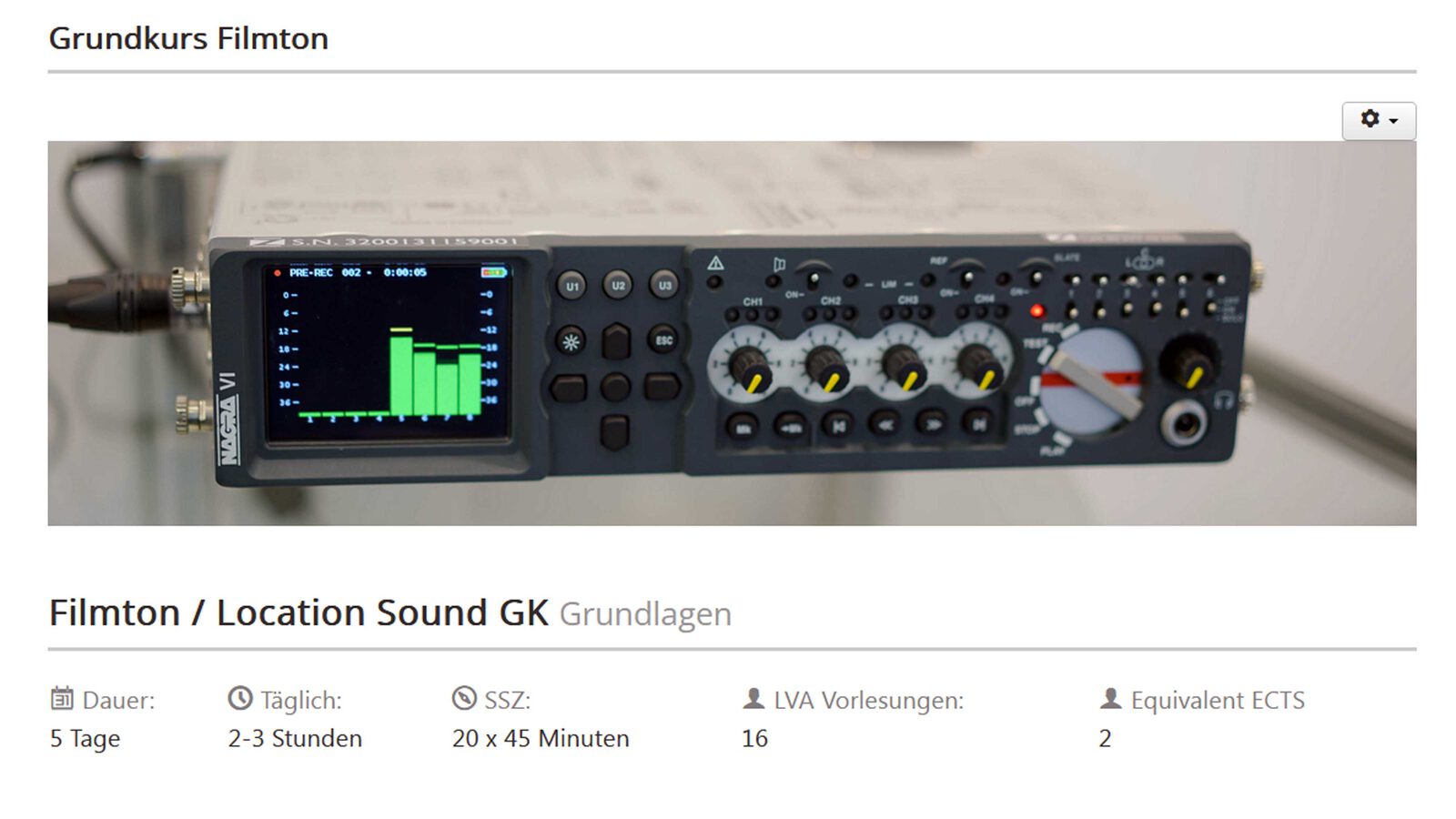 Orientierung Kopfseite Infos