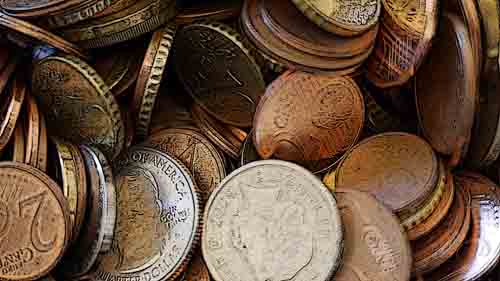 Geld Muenzen 500
