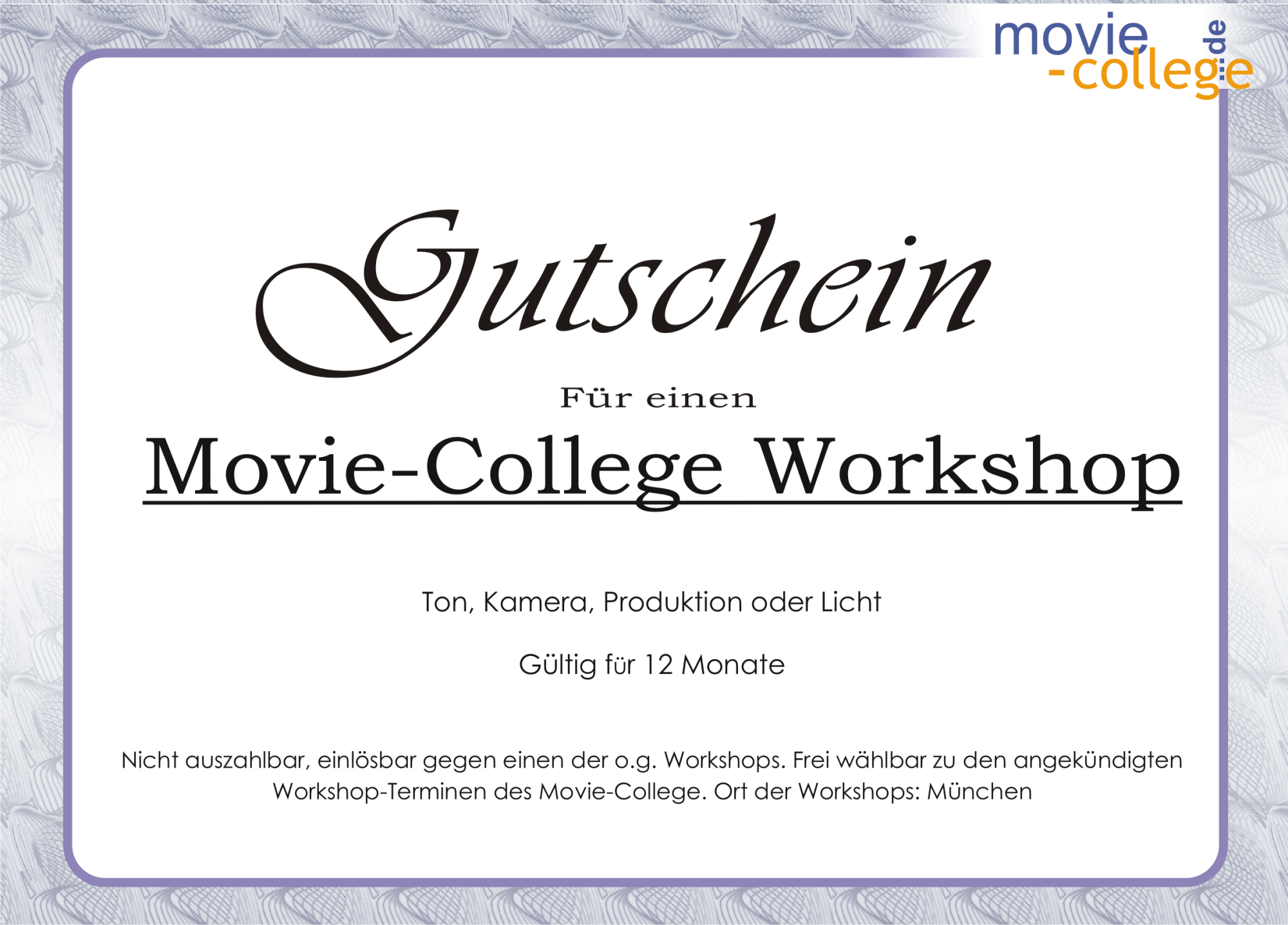 Gutschein-Workshop