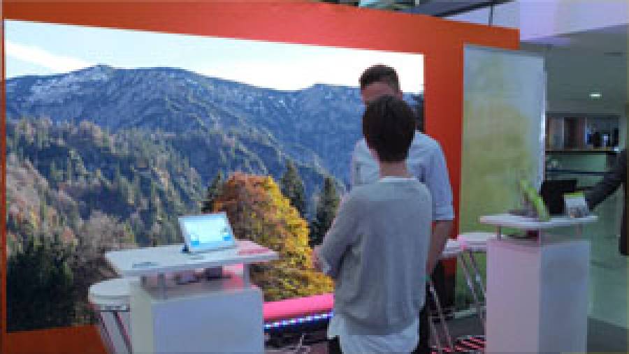 CES: Samsungs 3,7 Meter TV
