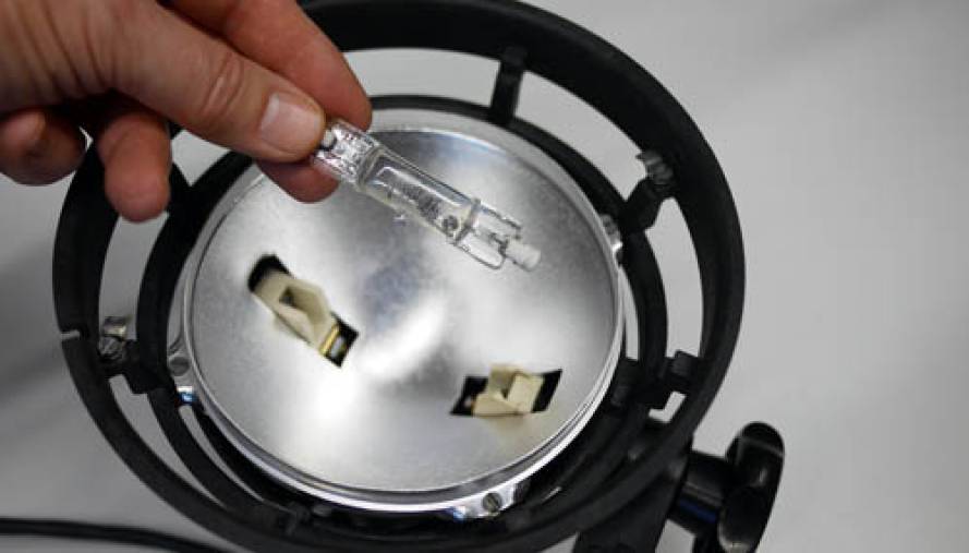 Halogenleuchte reparieren