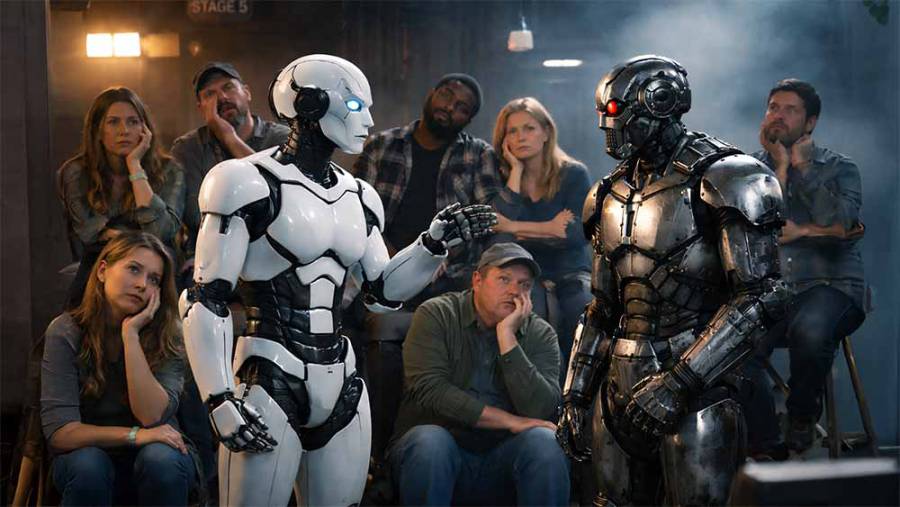 KI Müdigkeit beim Film